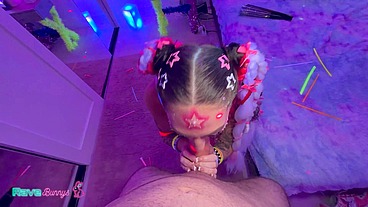 Latina Selina Garcia Gets Mouth-Fucked In An Afterparty Hookup!