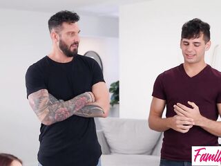Sassy Hawt Megan Marx Versus SwapMilf Nickey Huntsman for April Fools Prank