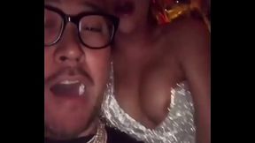 Dorothy Wang very sexy nip slip