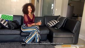 This Ebony MILF ghosted my calls yet returns for hotel fuck audition - African Casting