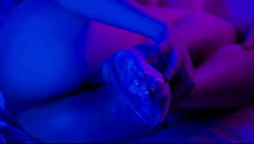 The Beautiful Feet Is Wrapped In Plastic