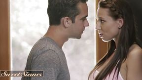 SWEET SINNER - Horny Stepbro Breaks His Dry Spell With His Stepsister's Tempting Wet Pussy