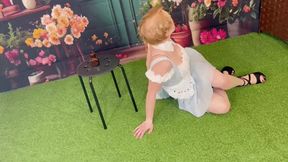 Izzie Robbins in Wonderland GETS A WEDGIE HIDEF