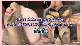 Miss AATT’s Smelly, Holey Sock Compilation Part 1 (720p Version)