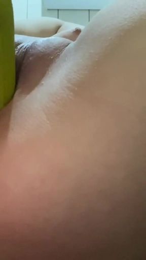 Used my step brother one blade trimmer to make myself cum in bathroom  with all my family next door   Clip 1