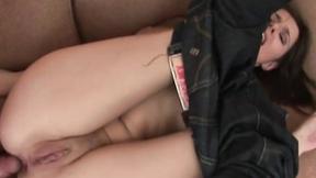 ”Adorable Petite Brunette Bitch Gets Ravaged Hardcore In Tight Butt!”