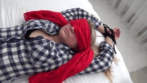 playing with your belly button, shoving her finger deep in it and licking it pov Pn