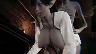 SCP-096 breach containment to fuck busty girl | 3D |