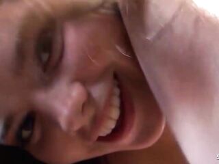 Large Tall Cutie with large natural saggy pierced Bazookas and Shaggy Vagina tempt to 1st Time Interracial Casting Bang by BBC