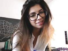 Cfnm teen spunk drenched