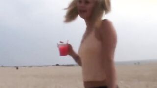 Little Summer solo 19 year old masturbates