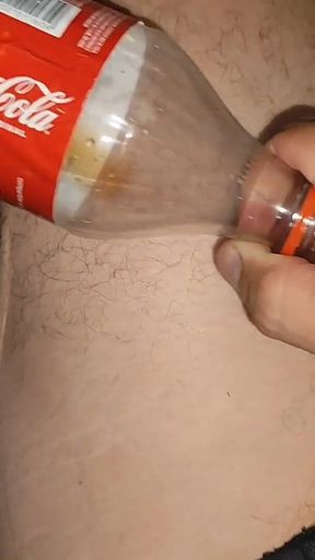 Boy Gets His Dick Stuck in a Coca-cola Bottle