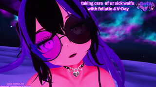 taking care of ur sick waifu with dt for V-Day Audio Pornography