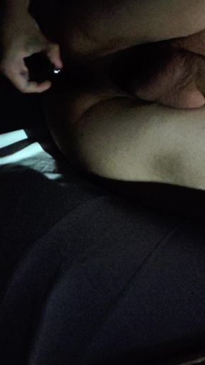 me and my buttplug in a dark room