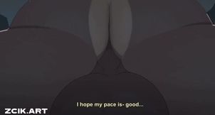 Raw Furry Gay Animation dripping with cum
