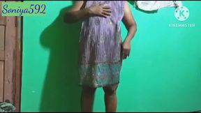 Desi Hot Wife Enjoyment with Own Room