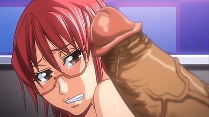 Bad Student with Huge Dick Loves to Fuck her Redhead MILF Teacher (Uncensored Hentai)