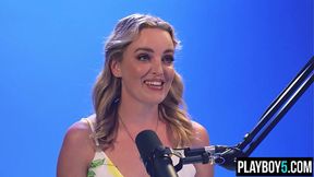 Podcast and masturbation with Ozzie MILF blonde Charlie Forde