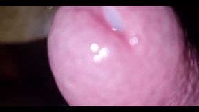 Twice Cumshots with a Hard Cock and Interruption of the First Orgasm