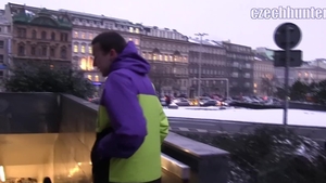 Czech Hunter: Sexting in the Snow