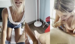 Intrigued Step Sister Explores New Experiences and Surprises!