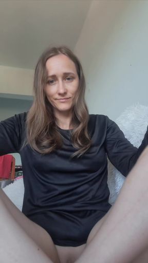 Double Dildo in Her 2 Holes