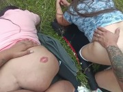 Intercambio De Pareja En EL Bosque Esposas Putas Swinger Adictas A La Verga Y AL Cuckold Que Zorras