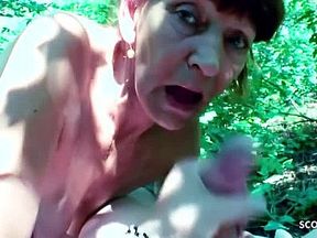 79yr Old Grandma Outdoor Talk To Pov Fuck By Step Grand Son