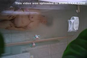 German Mature Milf Shower