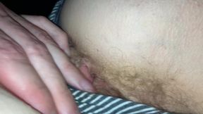 Cotton panties, hairy pussy &amp; wet sounds