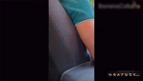 Coko Masturbates in UBER and Seduces the