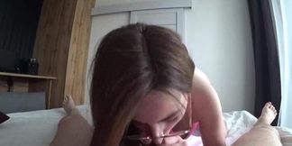 My Stepsis Creampies My Face with Her Boobs
