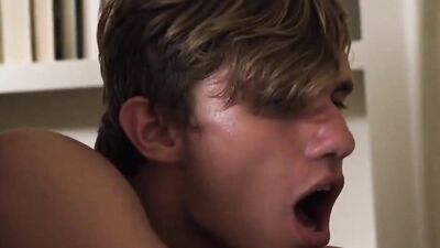 Two twinks and their kinky stepdad are having a threesome