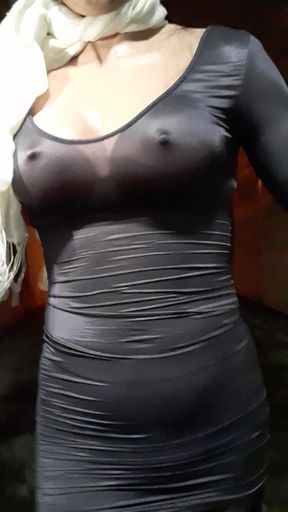 Walking in a see-through dress in the middle of winter 1