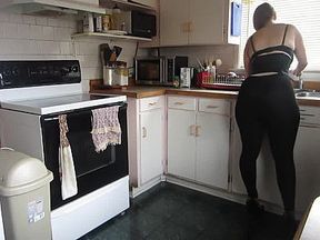 Mal Malloy sexy in the kitchen