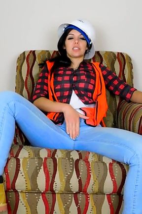Job Site Dyke - Construction Chick Cums