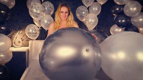 Cold Angel Just Married Helium Balloon Fun 4K UHD Version