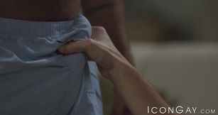 Cock hungry Cameron Basinger drilled bareback after BJ