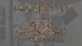 BOOB PLAY Total lenghts 5:14 Minuten Boobs Busen Brust Titten Natural Tits Boobsjob Cock Penis Slave Nippel Nipple Suck Lick  LADY AMRAPALI  Herrin Mistress Domina Femdom Findom
