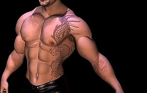 3D Horny Muscular Males