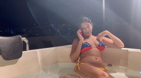 Latina Hotwife with Tan Lines Cheating on Husband with Big Dick White Guy