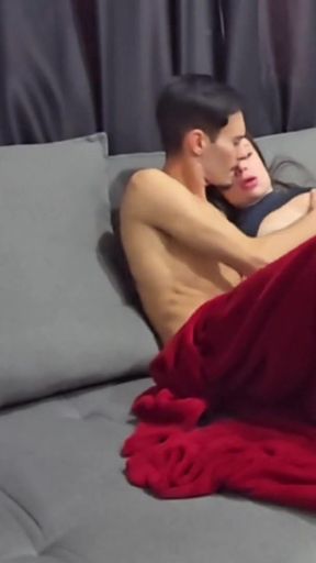 My friend came to visit me and caught me and my girlfriend in the act   Clip 3