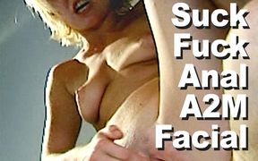Anastasia Blue & Erick Everhard Suck Fuck Anal A2M Facial