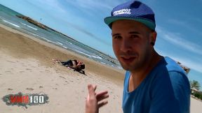 dunia: young pregnant slut in her first porn video