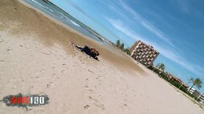 dunia: young pregnant slut in her first porn video