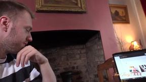 Curious Stepmom Mrs. Rachel Discovers Her Stepson's Secret Viewing Habits!