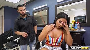 Booty Rose Monroe breaks into barbershop