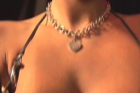 Hot lesbians masturbate with dildos