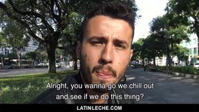 LatinLeche - Beautiful Mexican Man Gargles and Romped for Cash