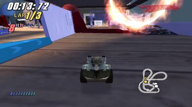 Hot Wheels Stretch cum on the track